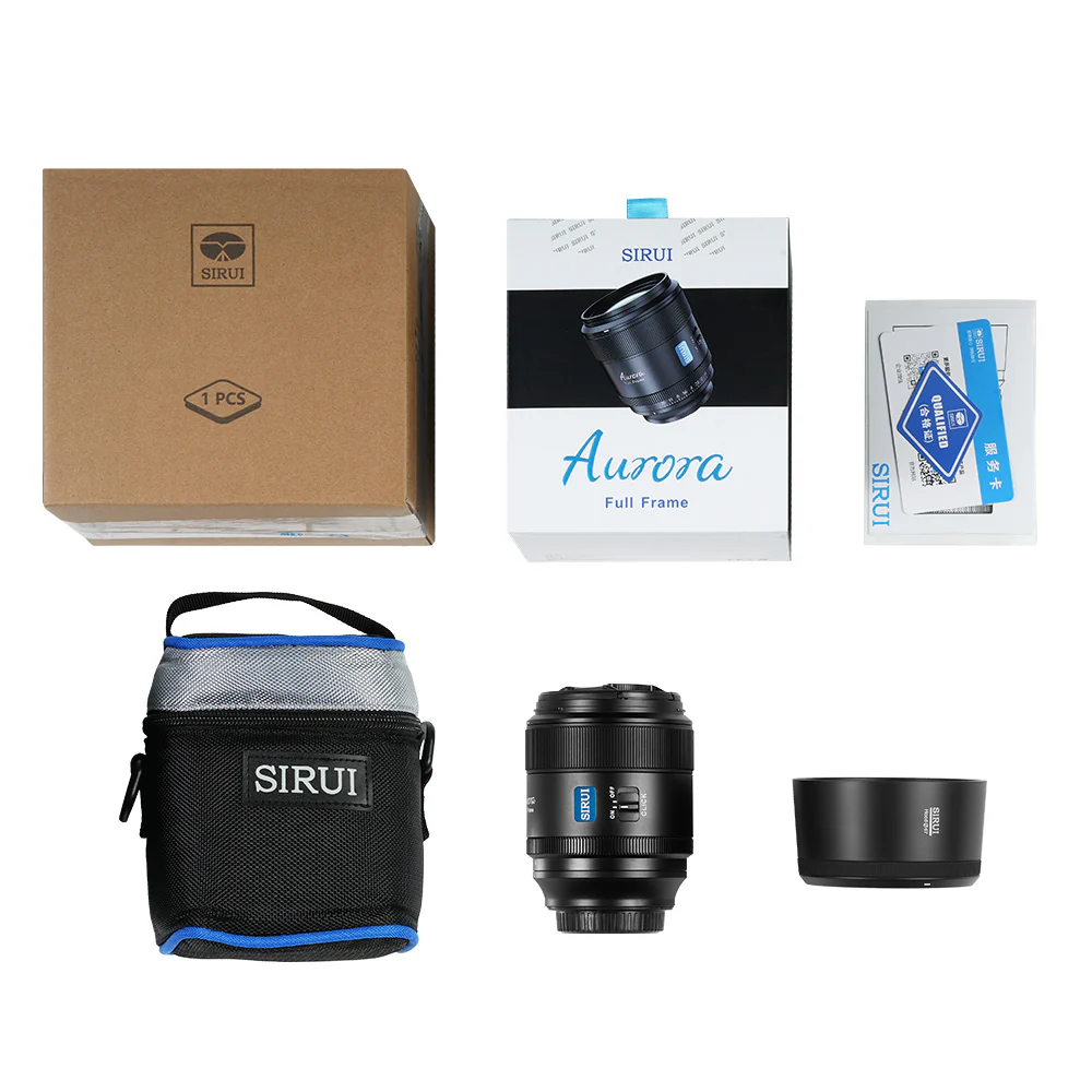 Ống kính SIRUI Aurora 85mm F1.4 Full Frame for E, Z, L, XF mount