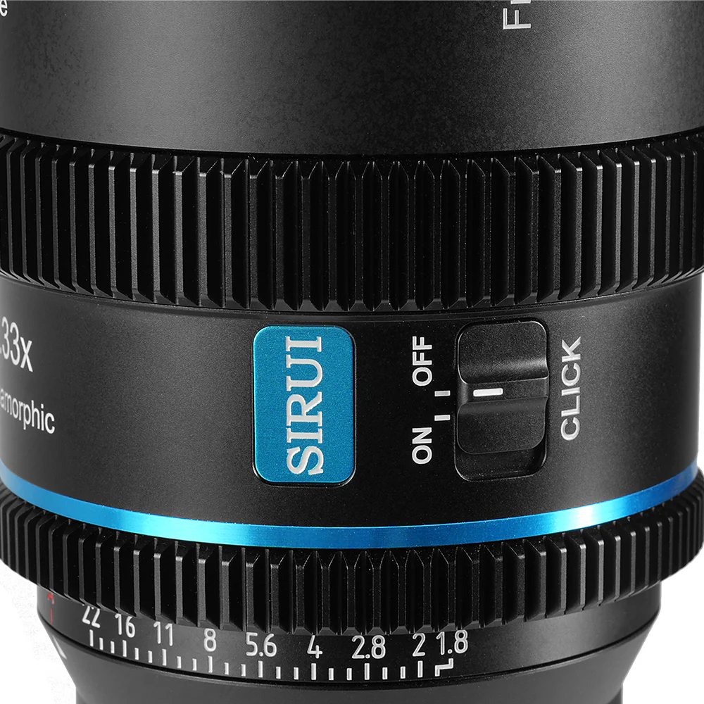Ống kính Anamorphic Autofocus Sirui 40mm T/1.8 1.33X S35 AF - dành cho ngàm Sony E, Fuji X, Nikon Z, M4/3, L-mount