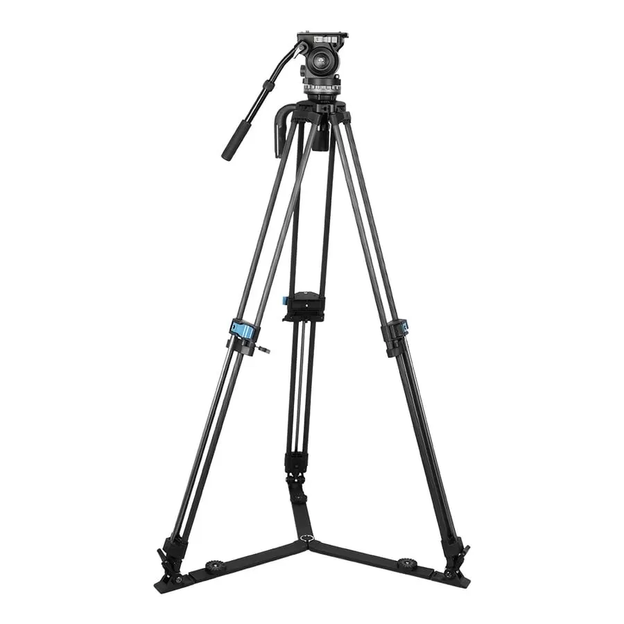 Chân máy quay video sợi carbon siêu bền SQ75 Rapid System + Đầu quay VHS-10