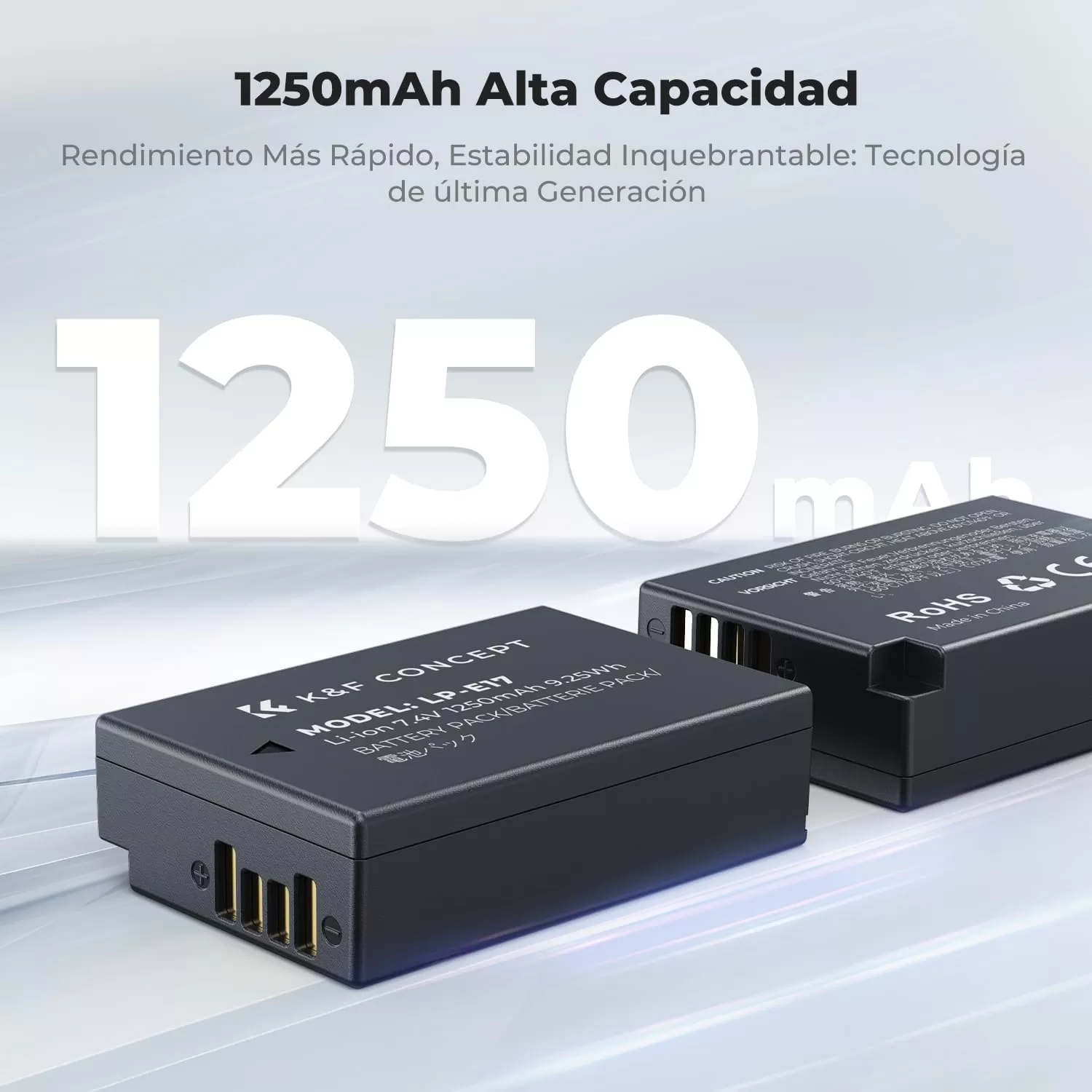 Bộ pin sạc K&F Concept cho Canon LP-E17 (2 pin 1 sạc đôi)