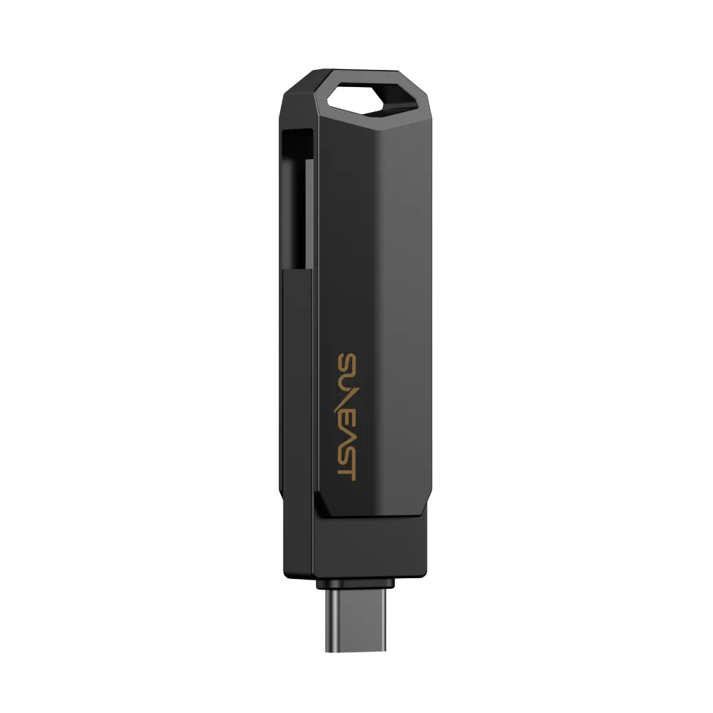 Ổ cứng SunEast SSD di động Revolve R10 512GB | 1TB - USB Type C + Type A 3.2 Gen2, tốc độ 1050 MB/s