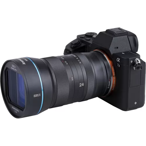 Ống kính SIRUI 24mm F2.8 1.33x Anamorphic choCanon EOS M, M4:3, Nikon Z, Sony E, Fujiflim X