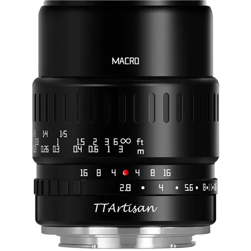 Ống kính macro TTArtisan 40mm f 2.8 cho Fujifilm X, Leica L, M4:3, Nikon Z, Sony E, Canon RF