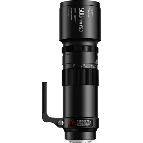 Ống kính TTArtisan 500mm f/6.3 Telephoto cho Nikon F, Canon RF, Canon EF, Leica L, Nikon Z, FUJIFILM X, GFX mount, Sony E