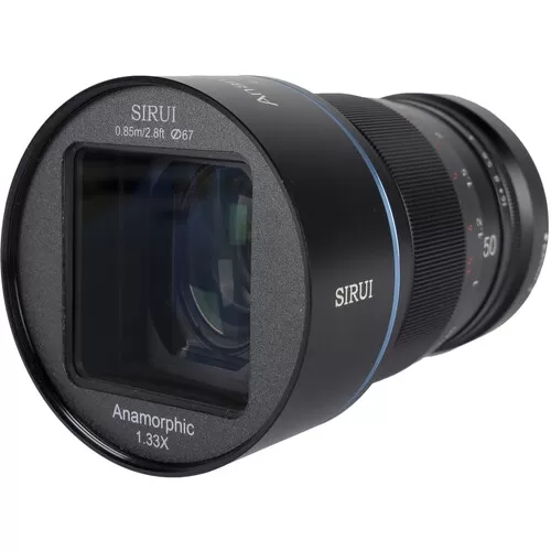 Ống kính SIRUI 50mm f1.8 anamorphic Lens 1.33x cho Canon RF, M4:3, Leica SL, Lumix S, Fujiflim X, E-Mount