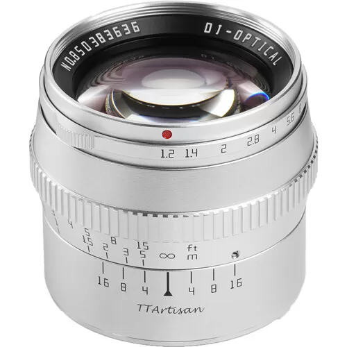 Ống kính Ttartisan 50mm f1.2 cho Nikon Z, Sony E, Fujifilm X, L Mount, M4:3