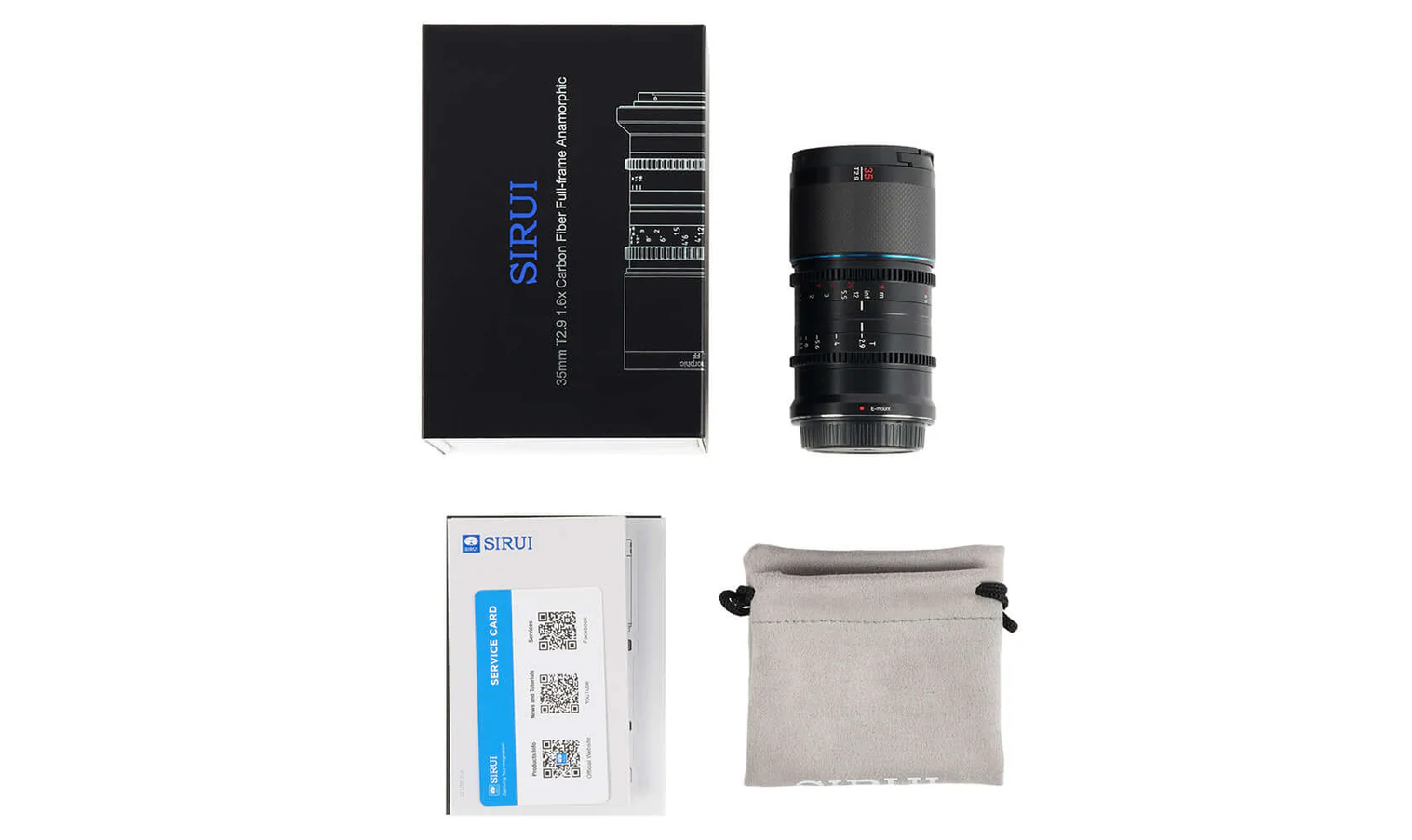 Ống kính Anamorphic SIRUI Saturn 75mm Full-Frame cho Sony E, Fuji X, Canon RF
