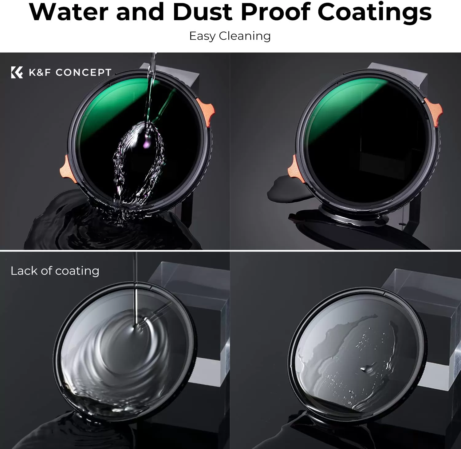 Filter K&F Concept 2 trong 1 CPL-VND ND4-ND64 Nano-X Series