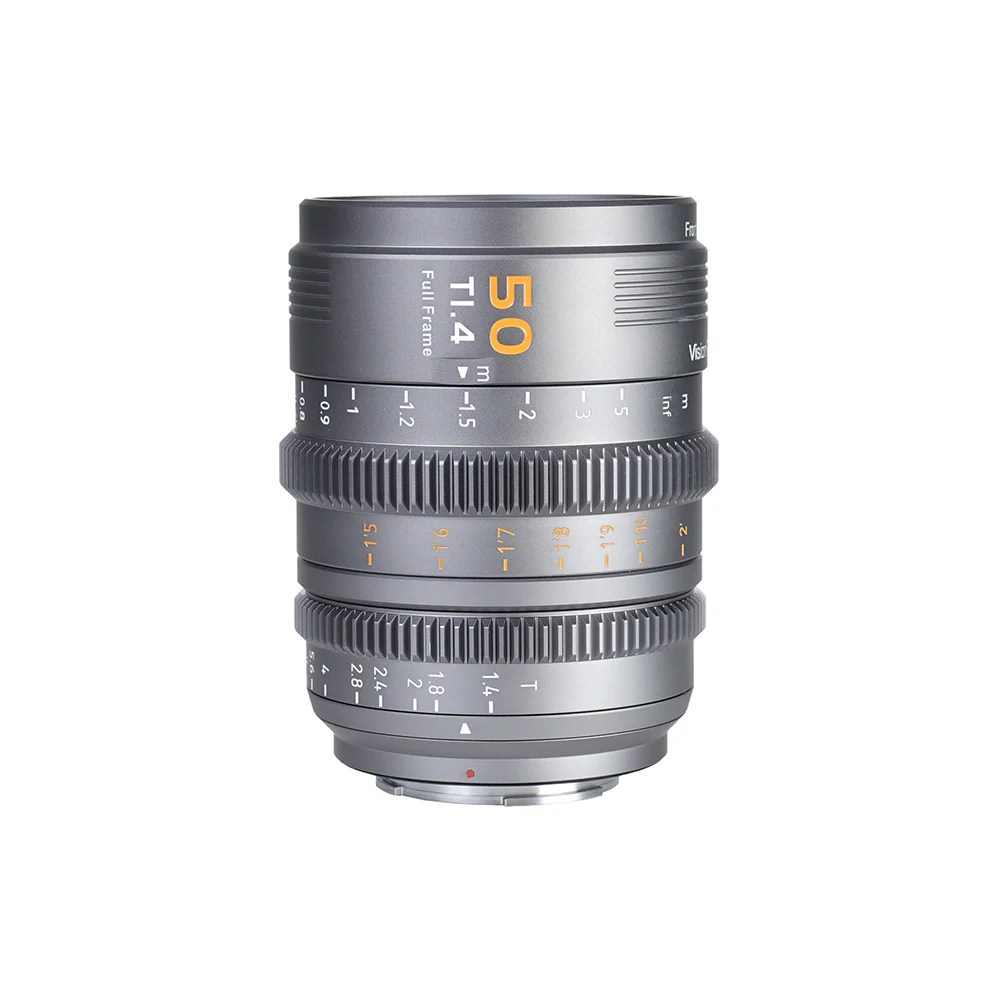 Ống kính Cine Sirui Vision Prime 1 full-frame 50mm khẩu độ lớn T1.4, lens Cine dùng chung 4 ngàm E/RF/Z/L