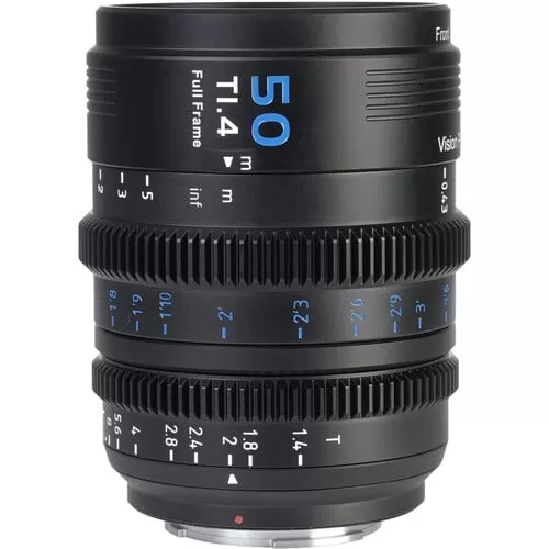 Ống kính Cine Sirui Vision Prime 1 full-frame 50mm khẩu độ lớn T1.4, lens Cine dùng chung 4 ngàm E/RF/Z/L