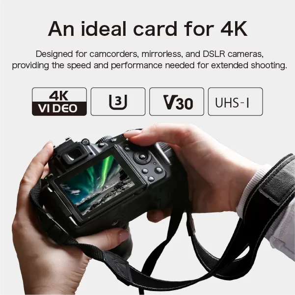 Thẻ nhớ SunEast SDXC V30 128GB | 256GB | 512GB S225 Series – Tốc độ đến 208MB/s, quay video 4K