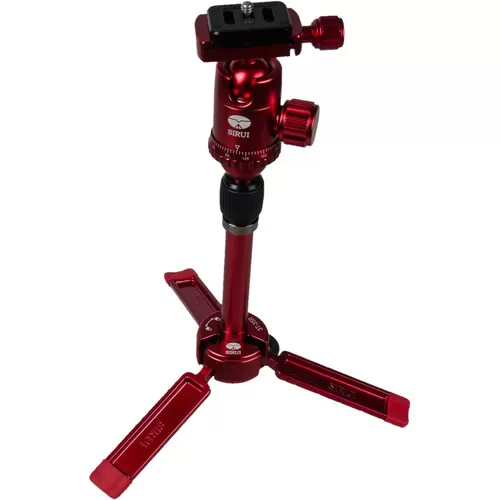 Chân máy ảnh mini Sirui Aluminium 3T-35R (Màu đỏ)