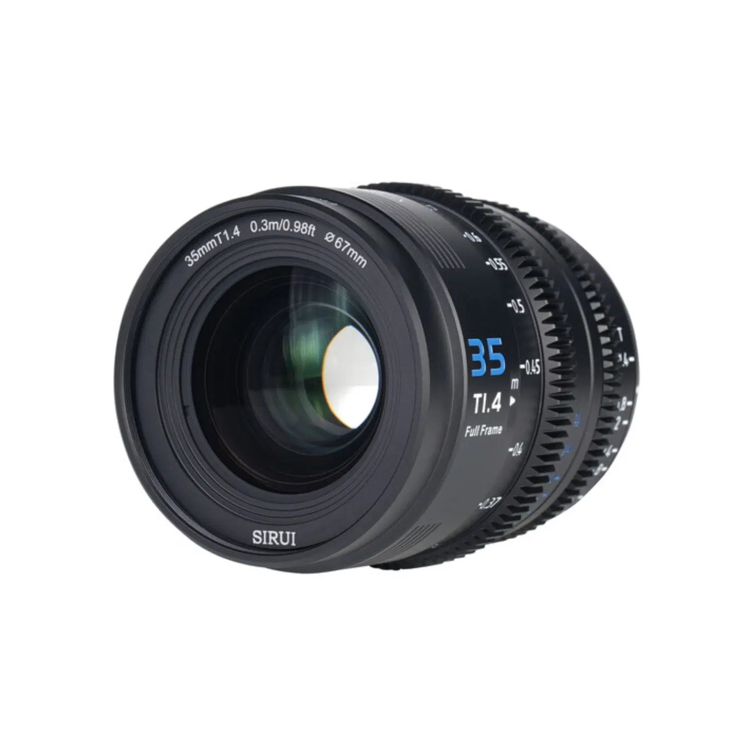Ống kính Cine Sirui Vision Prime 1 full-frame 35mm khẩu độ lớn T1.4, lens Cine dùng chung 4 ngàm E/RF/Z/L
