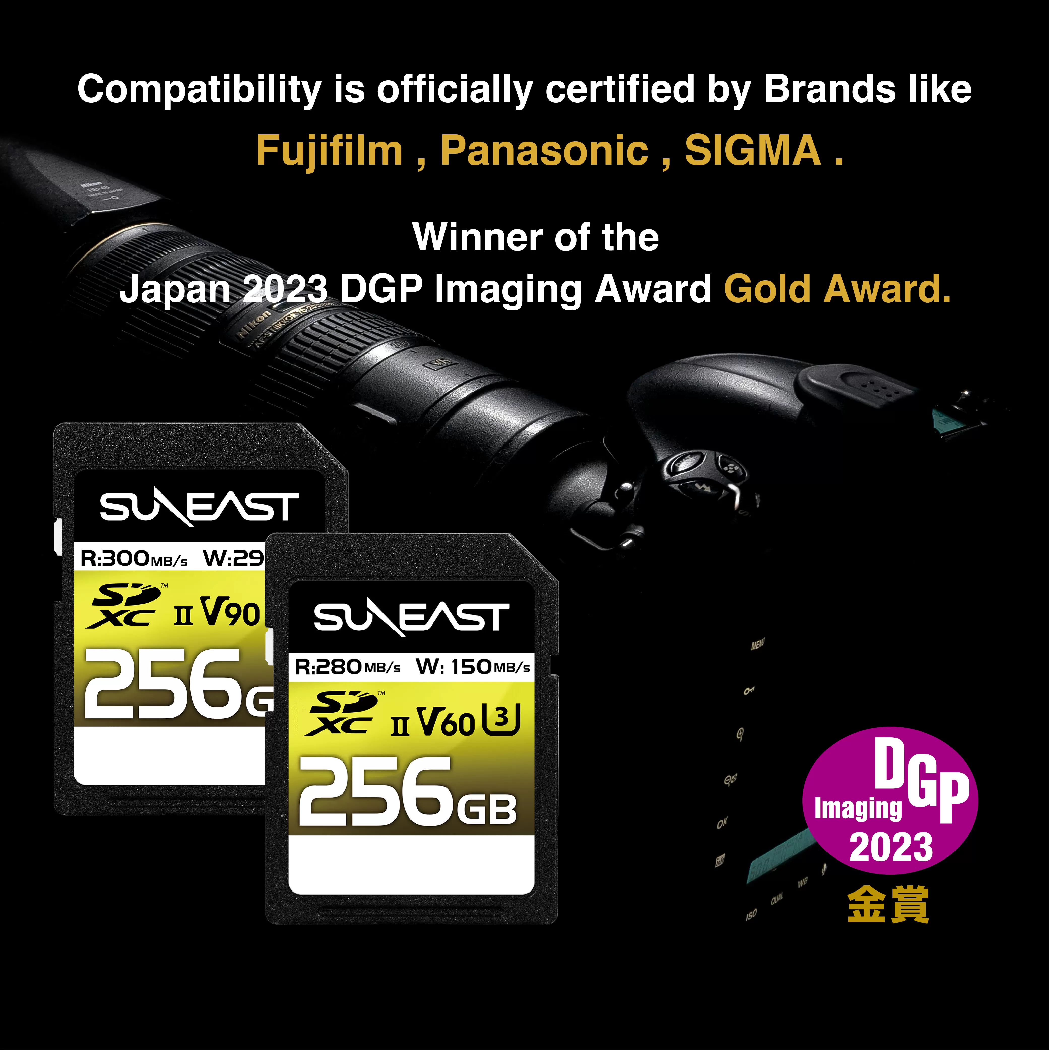 Thẻ nhớ SunEast SDXC V60 SunEast Ultimate Pro 64GB | 128GB | 256GB | 512GB - UHS-II tốc độ 280MB/s