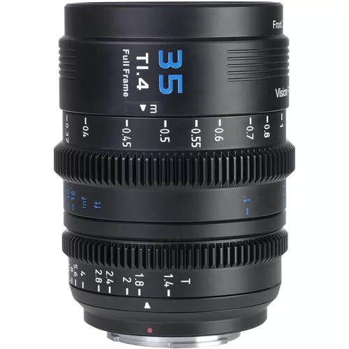 Ống kính Cine Sirui Vision Prime 1 full-frame 35mm khẩu độ lớn T1.4, lens Cine dùng chung 4 ngàm E/RF/Z/L