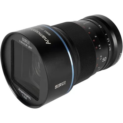 Ống kính SIRUI 50mm f1.8 anamorphic Lens 1.33x cho Canon RF, M4:3, Leica SL, Lumix S, Fujiflim X, E-Mount