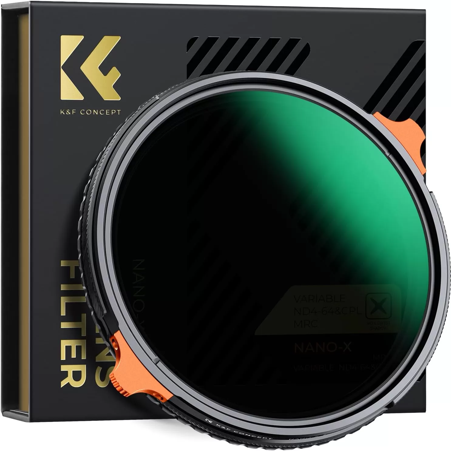 Filter K&F Concept 2 trong 1 CPL-VND ND4-ND64 Nano-X Series