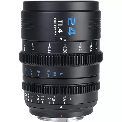 Ống kính Cine Sirui Vision Prime 1 full-frame 24mm khẩu độ lớn T1.4, lens Cine dùng chung 4 ngàm E/RF/Z/L