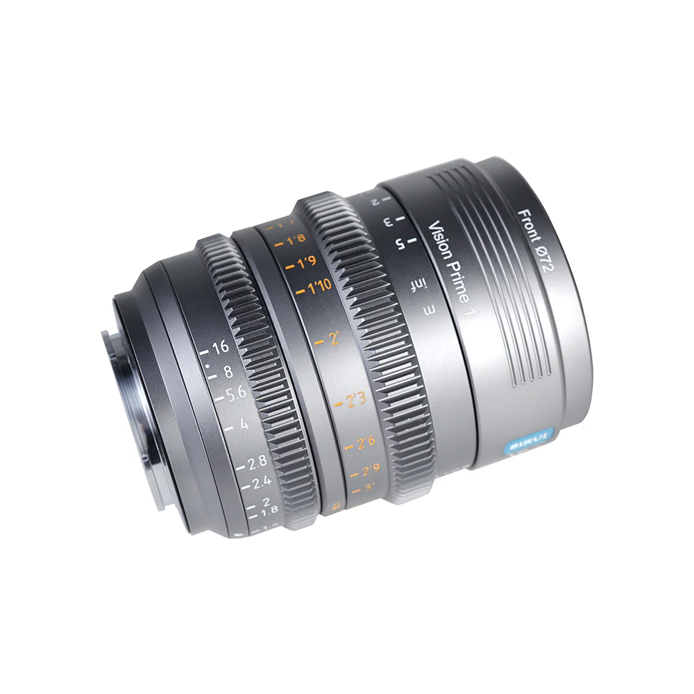 Ống kính Cine Sirui Vision Prime 1 full-frame 50mm khẩu độ lớn T1.4, lens Cine dùng chung 4 ngàm E/RF/Z/L