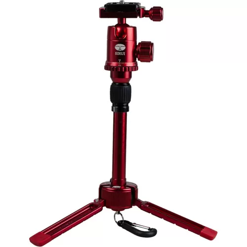 Chân máy ảnh mini Sirui Aluminium 3T-35R (Màu đỏ)