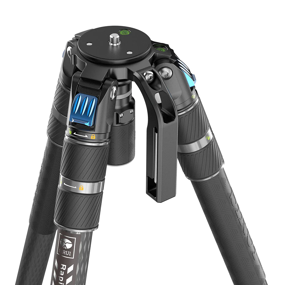 Chân máy quay Sirui SVS75 (Carbon Fiber) + video head SVH15. Chân máy quay  làm phim chuyên nghiệp, thao tác nhanh