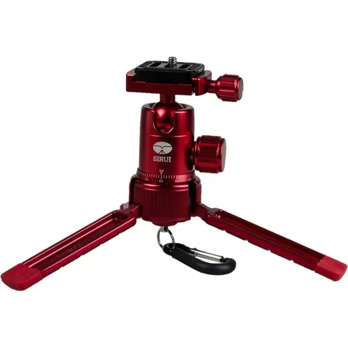Chân máy ảnh mini Sirui Aluminium 3T-35R (Màu đỏ)