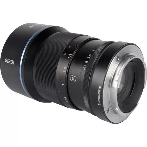 Ống kính SIRUI 50mm f1.8 anamorphic Lens 1.33x cho Canon RF, M4:3, Leica SL, Lumix S, Fujiflim X, E-Mount