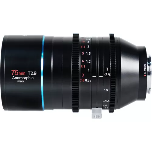 Ống kính SIRUI Venus Anamorphic 75mm T2.9 1.6X cho Leica L, Nikon, Sony, Canon