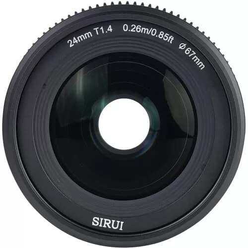 Ống kính Cine Sirui Vision Prime 1 full-frame 24mm khẩu độ lớn T1.4, lens Cine dùng chung 4 ngàm E/RF/Z/L