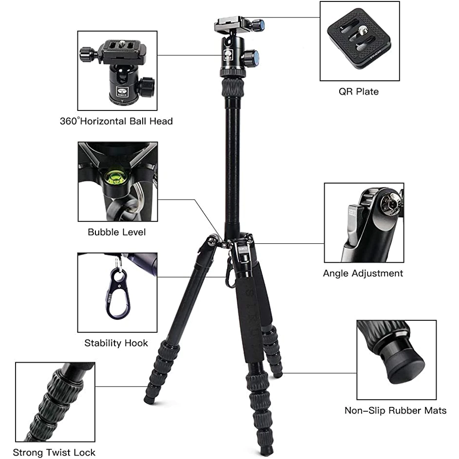 Chân máy ảnh chuyên nghiệp Sirui Traveler 5A