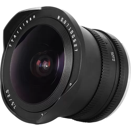 Ống kính mắt cá (Fisheyes) TTArtisan 7.5mm F2.0 For M4:3, Sony E, Canon RF, Fujifilm X, Leica L, Canon EOS M, Nikon Z
