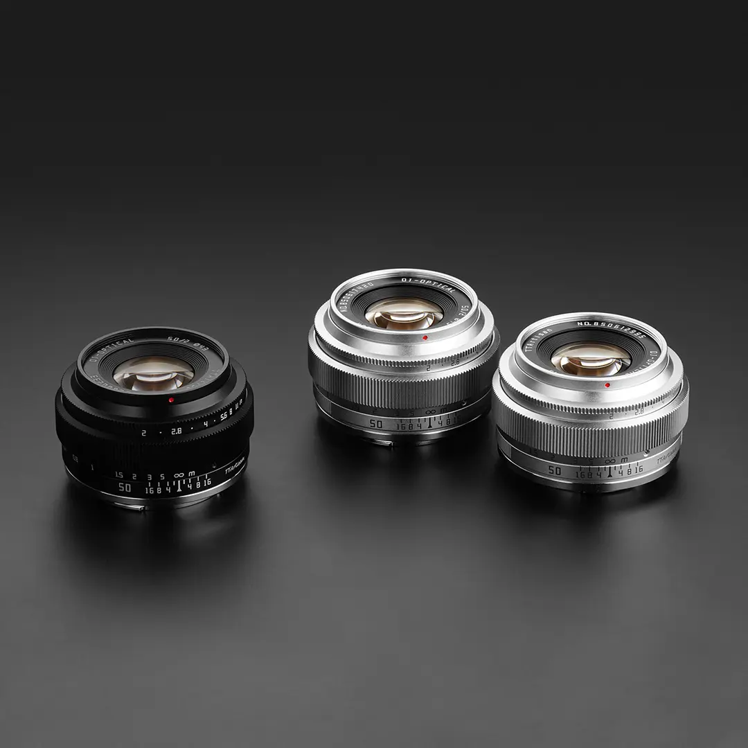 Ống kính TTartisan 50mm f2 cho Sony, Leica L, M4:3, Nikon Z, Fujifilm - Full Frame