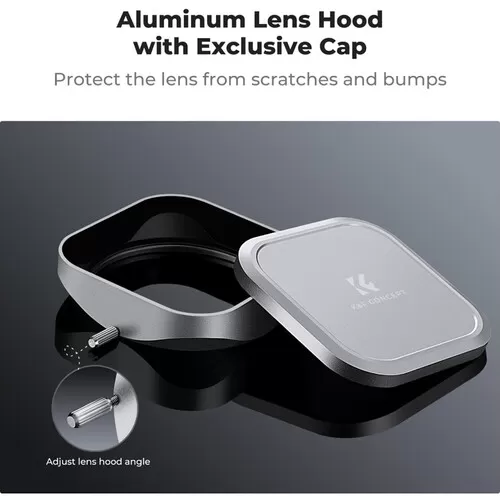 Bộ Lens Hood + Lens Cap K&F Concept cho FujiX100