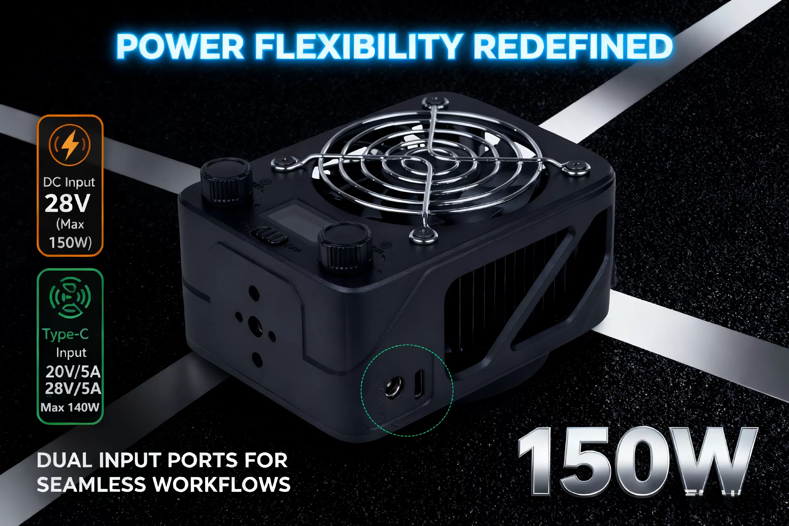 Đèn LED LIYADI 150W COB RGB