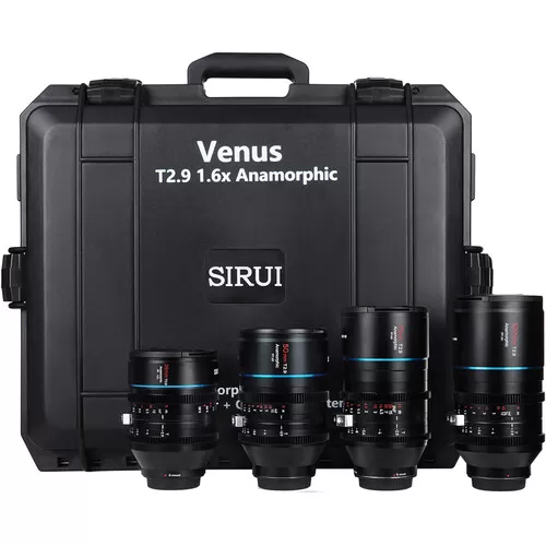 Combo 4 lens Venus Anamorphic 35mm + 50 mm + 75 mm + 100 mm T2.9 1.6X (cho Nikon, Sony, Canon, Leica SL)