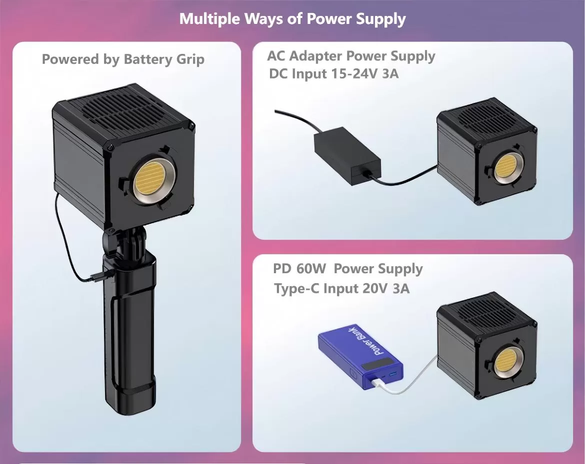 Đèn LED LIYADI RGB 60W COB