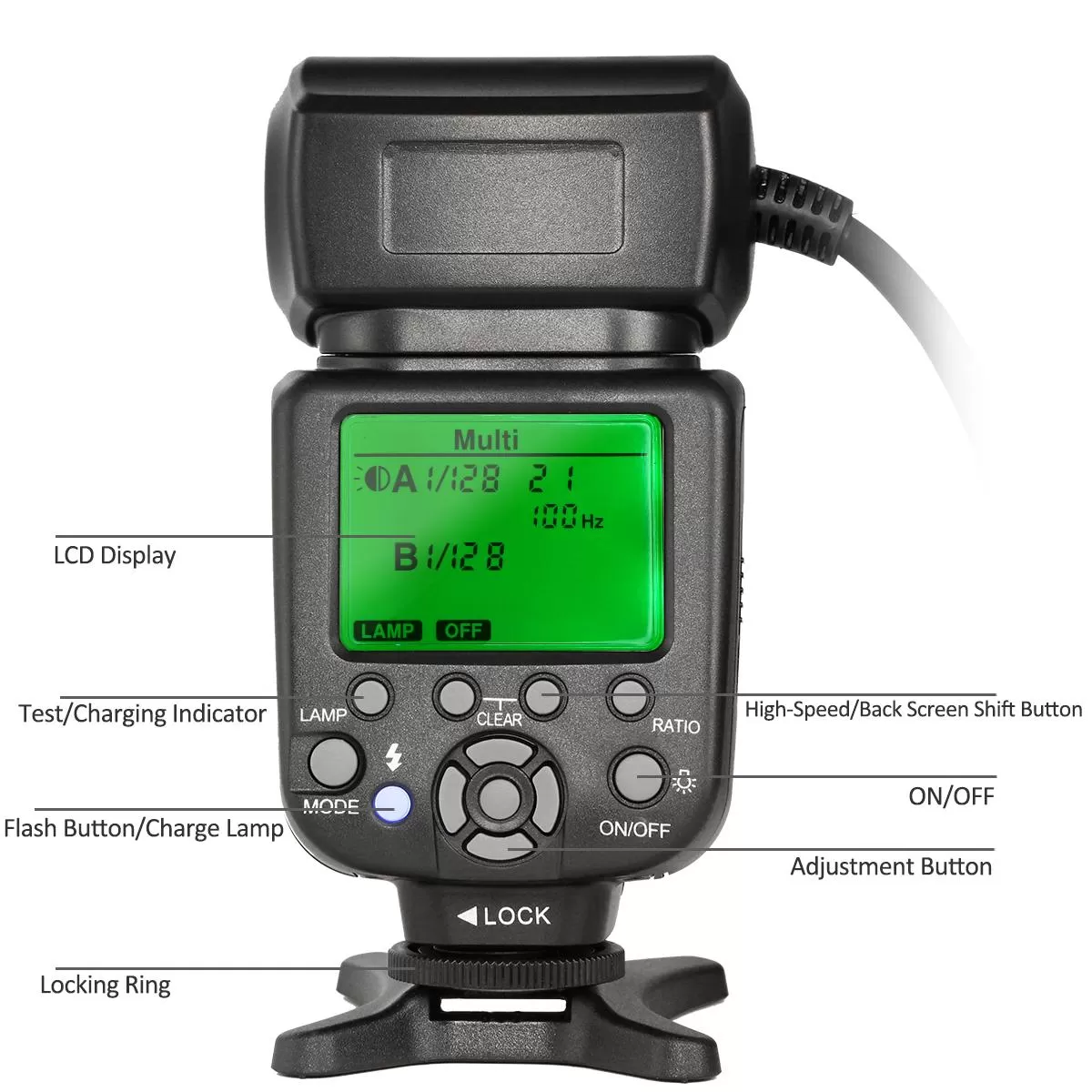 Đèn flash chụp Macro K&F Concept KF-150 TTL for Nikon, Canon