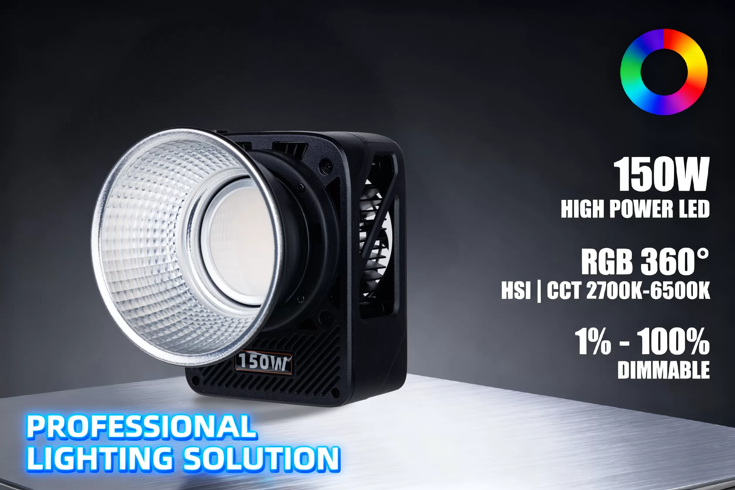 Đèn LED LIYADI 150W COB RGB