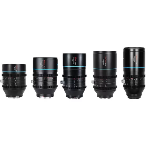 Combo 5 lens Venus Anamorphic 35 mm + 50 mm + 75 mm + 100 mm + 150 mm T2.9 - 1.6X (cho Nikon Z, Sony E, Canon RF, Leica SL)