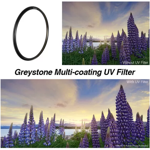 Filter UV Haida Greystone Multicoated (43mm/ 49mm/ 52mm/ 55mm/ 58mm/ 62mm/ 67mm/72mm/ 77mm/ 82mm)
