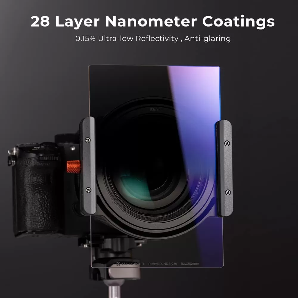 Filter K&F Concept Nano‑Xcel Series Reverse GND8 (3 Stop) 100×150 mm 28 lớp phủ