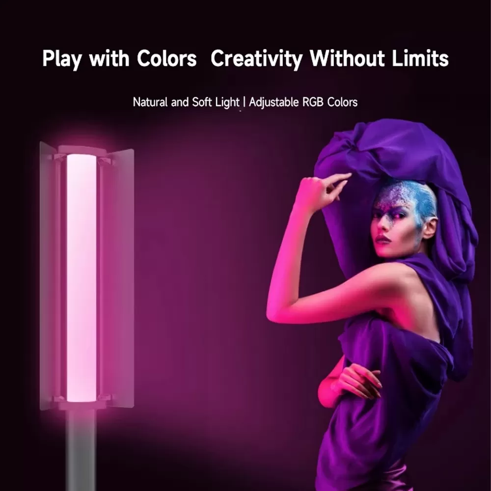Đèn LED ống LIYADI RGB 20W LP550 – Giải pháp chiếu sáng linh hoạt cho nhiếp ảnh & quay phim