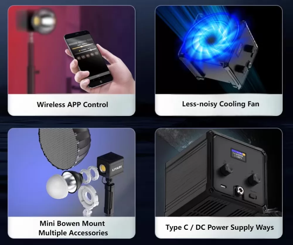 Đèn LED LIYADI RGB 60W COB