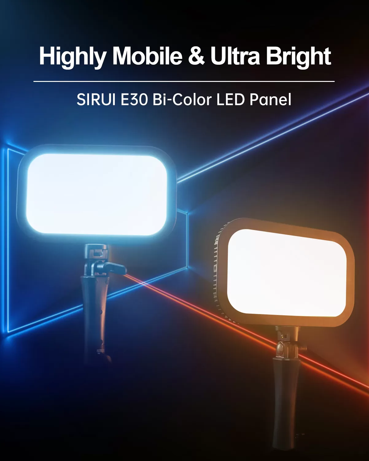Đèn LED Sirui E30B Bi-Color