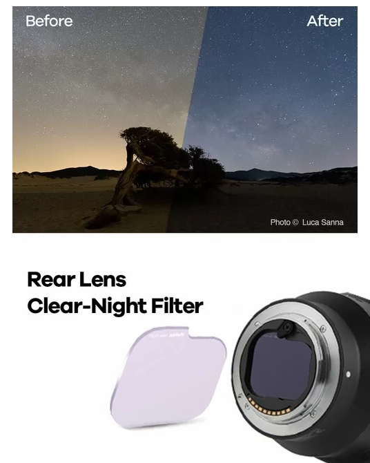 Rear filter Haida Clear night for Sigma 14-24mm f2.8 Art ( Sony E ) - filter chụp phong cảnh đêm dùng cho lens Sigma 14-24mm f2.8 Art - E