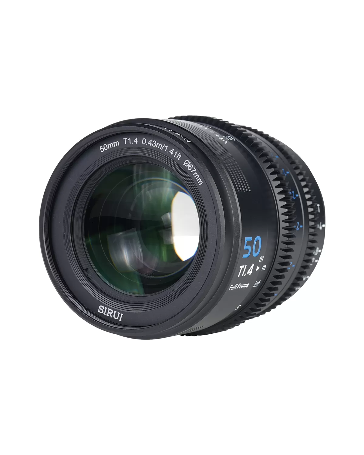 Lens Sirui Vision Prime (VP-1) 50mm T1.4 for Sony E, Canon RF, Nikon Z, Lumix L (full-frame) - Cine lens VP1 series