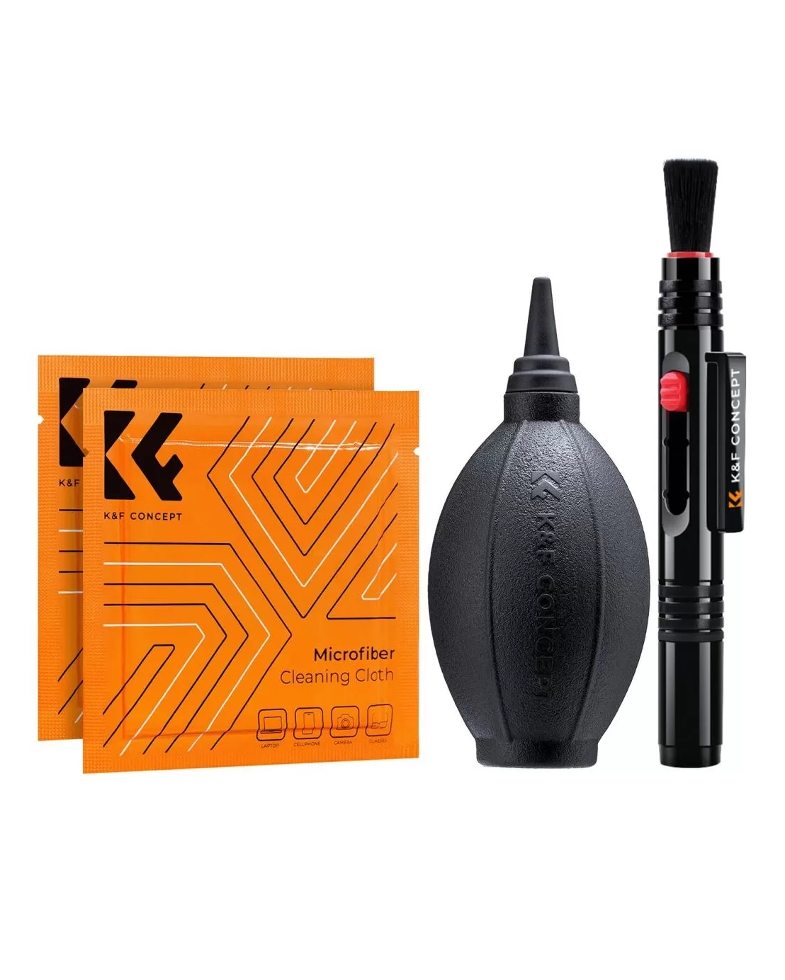 Bộ vệ sinh ống kính K&F Concept (3 trong 1) - SKU.1917