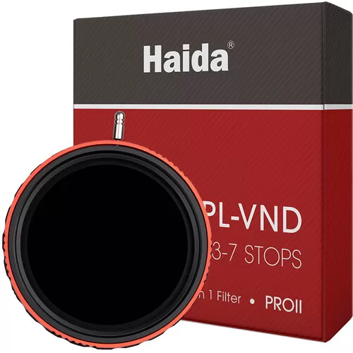 Filter Haida Pro II - CPL-VND (2 trong 1/ CPL & Vari ND 3~7 stops) - Size 67mm/ 72mm/ 77mm/ 82mm/ 86mm/ 95mm - HD4781