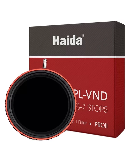 Filter Haida Pro II CPL-VND (2 trong 1/ CPL + Vari ND 3~7 stops)/ Size: 67mm - 72mm - 77mm - 82mm - 86mm - 95mm - HD4781