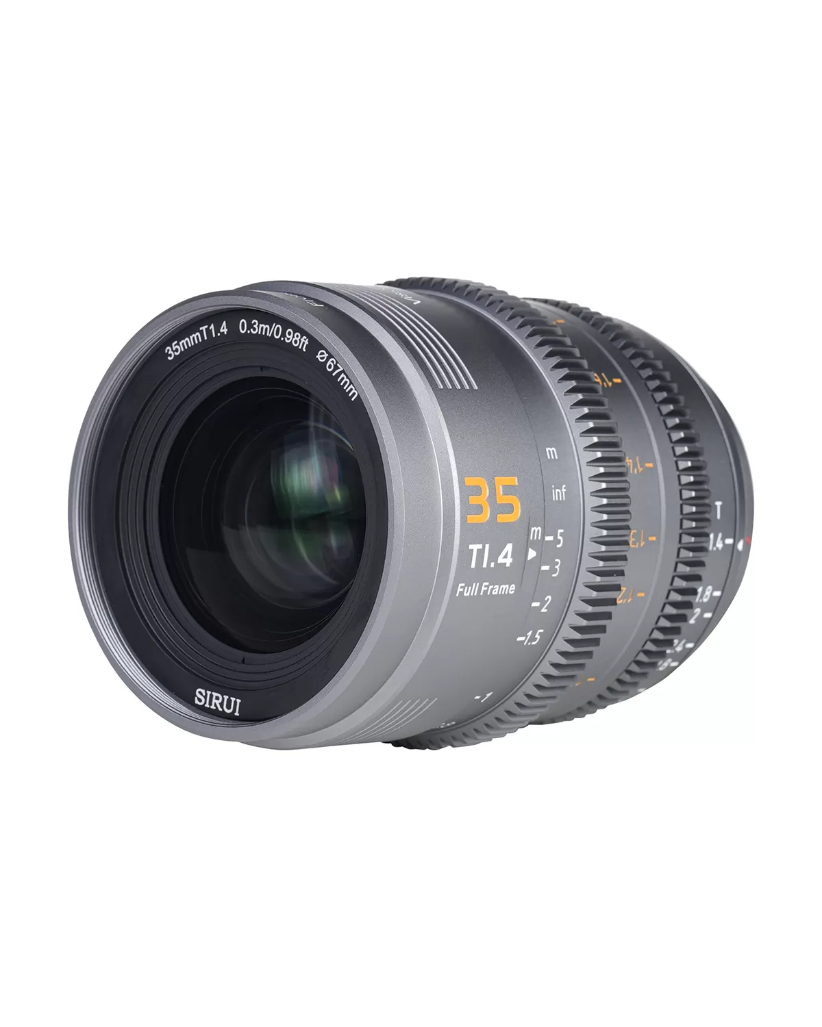 Lens Sirui Vision Prime (VP-1) 35mm T1.4 for Sony E, Canon RF, Nikon Z, Lumix L (full-frame) - Cine lens VP1 series